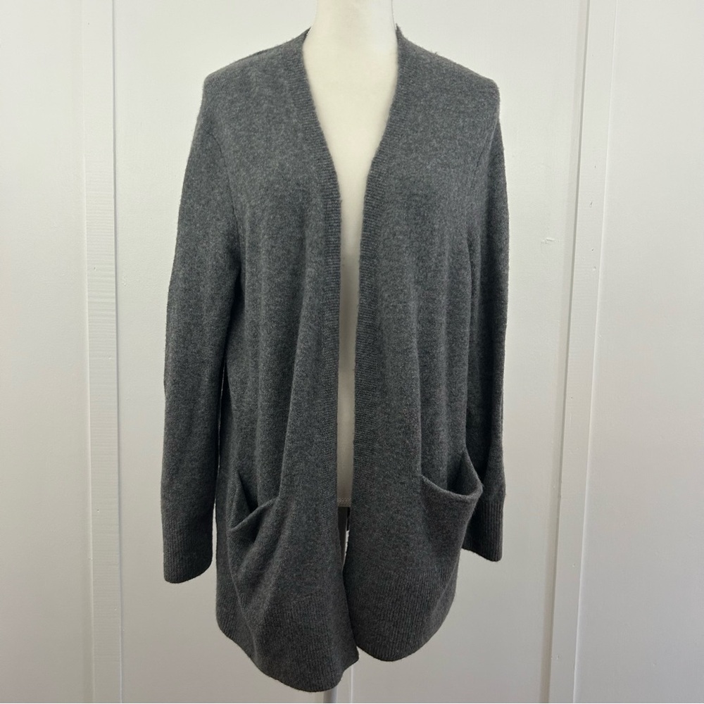 Madewell womens open cardigan sweater gray size M